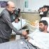 President visits CMH, inquires after health of injured