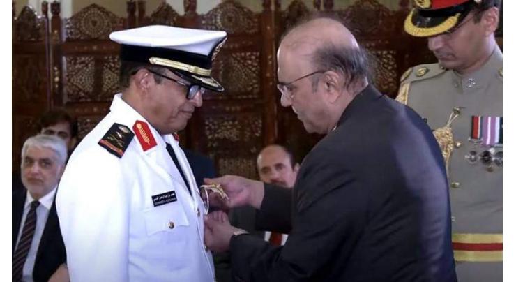President confers Nishan-