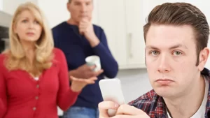 Young men in UK