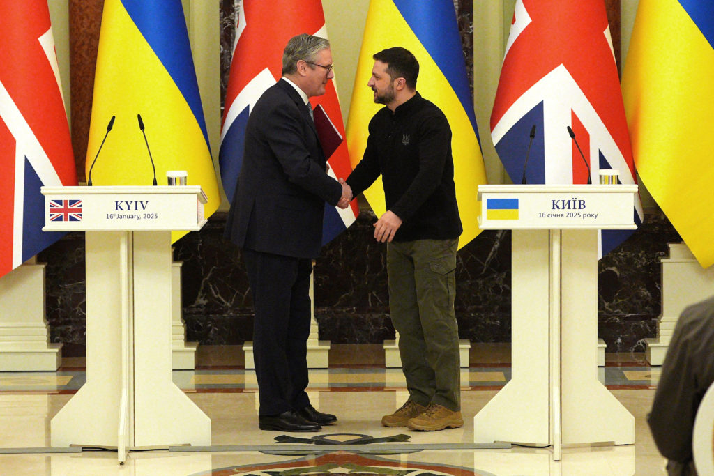 British Prime Minister Keir Starmer visits Ukraine