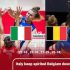 Italy keep spirited Belgium down to top pool