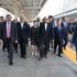 President Zardari travels by a high-speed train in China; briefed on operations